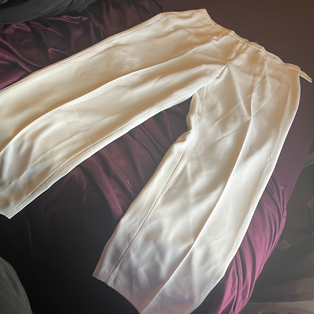 White casual slacks - Picture 2 of 3
